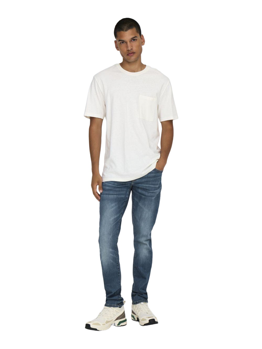 Thumbnail - Only & Sons Herren Jeans ONSLOOM SLIM - Low Waist - Slim Fit - Blau