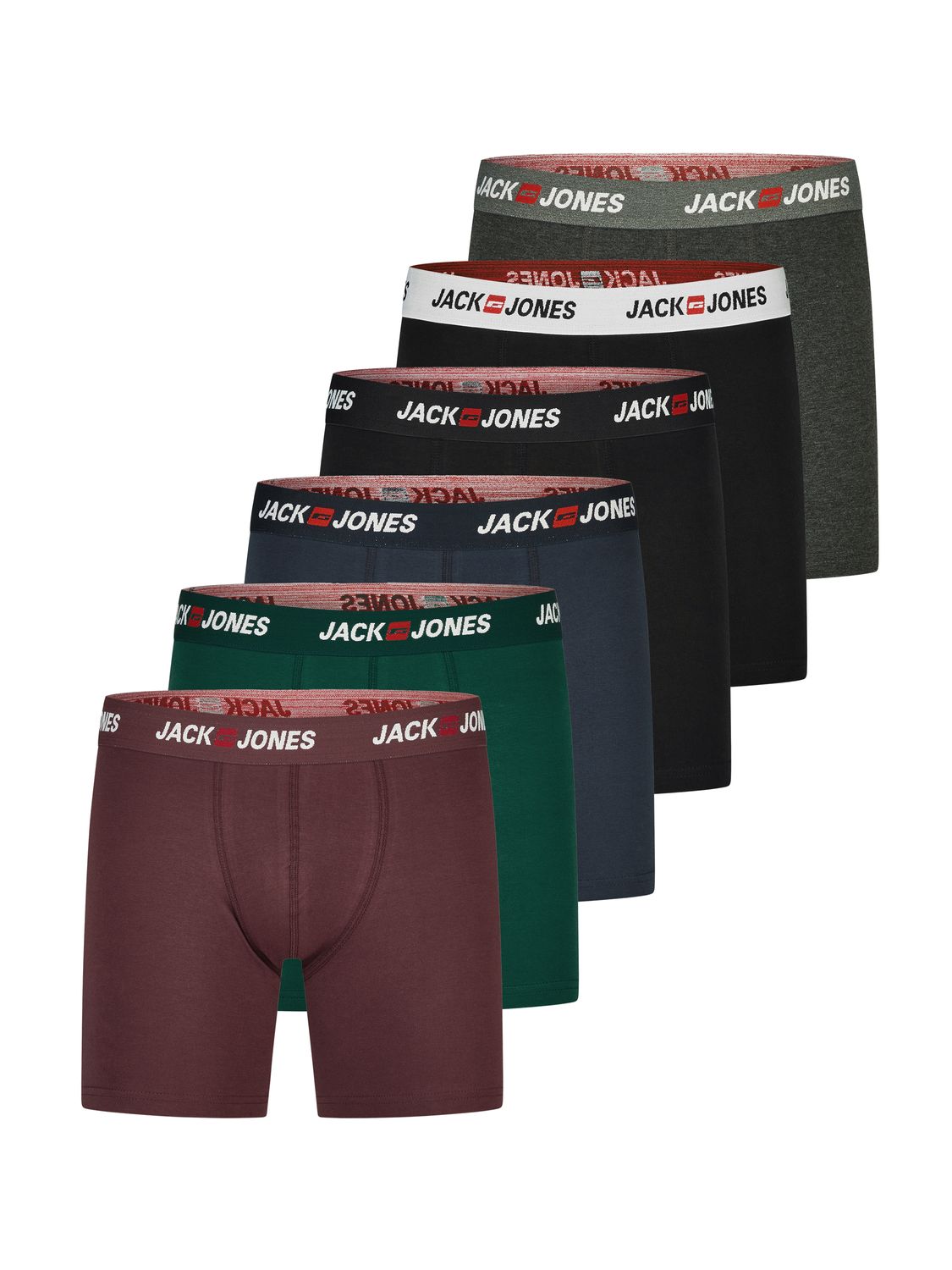 Jack & Jones Boxershorts Herren 6er Pack JACCORP