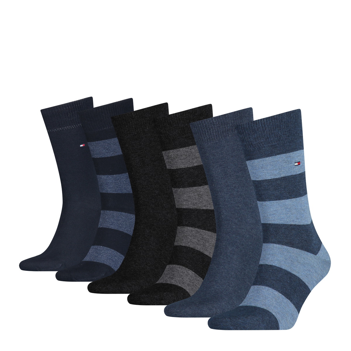 Tommy Hilfiger Herren Socken RUGBY SOCK ECOM 6er Pack günstig online kaufen