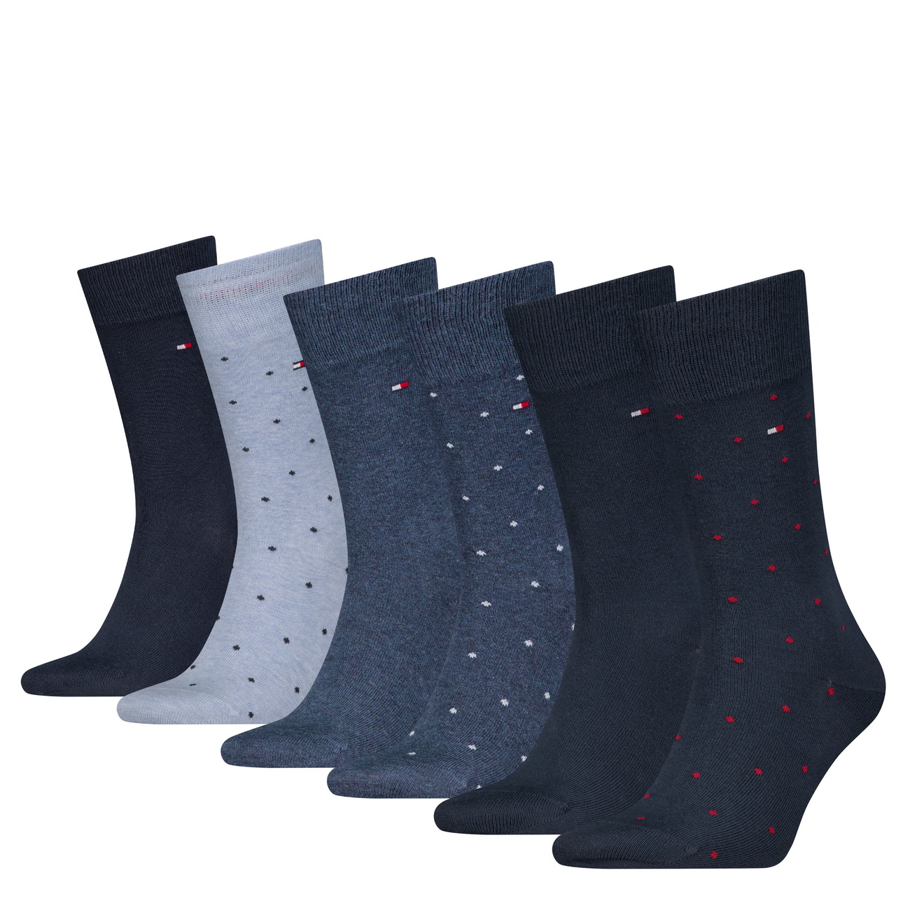 Tommy Hilfiger Herren Socken DOT ECOM 6er Pack günstig online kaufen