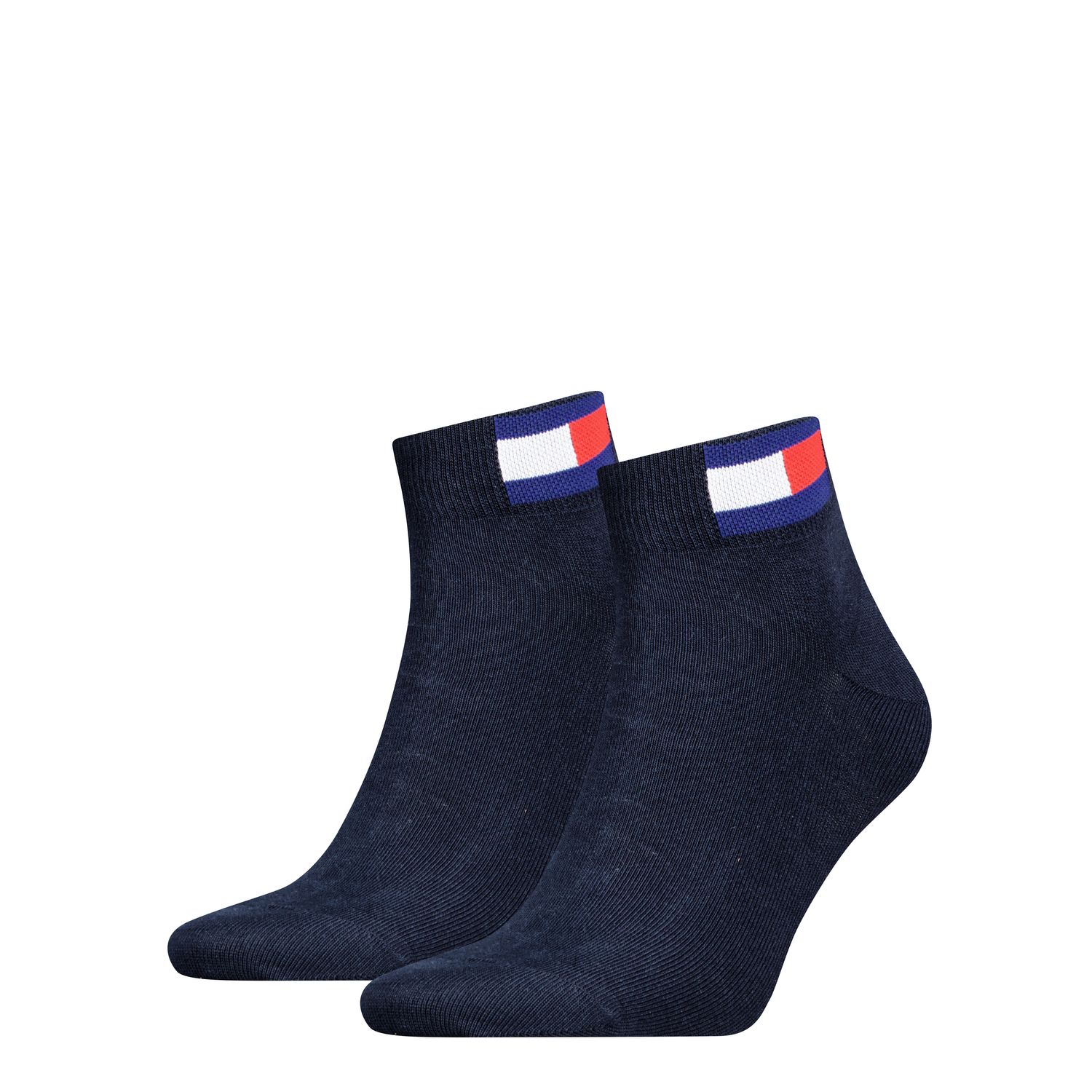 Tommy Hilfiger Herren Quarter Socken FLAG 2er Pack