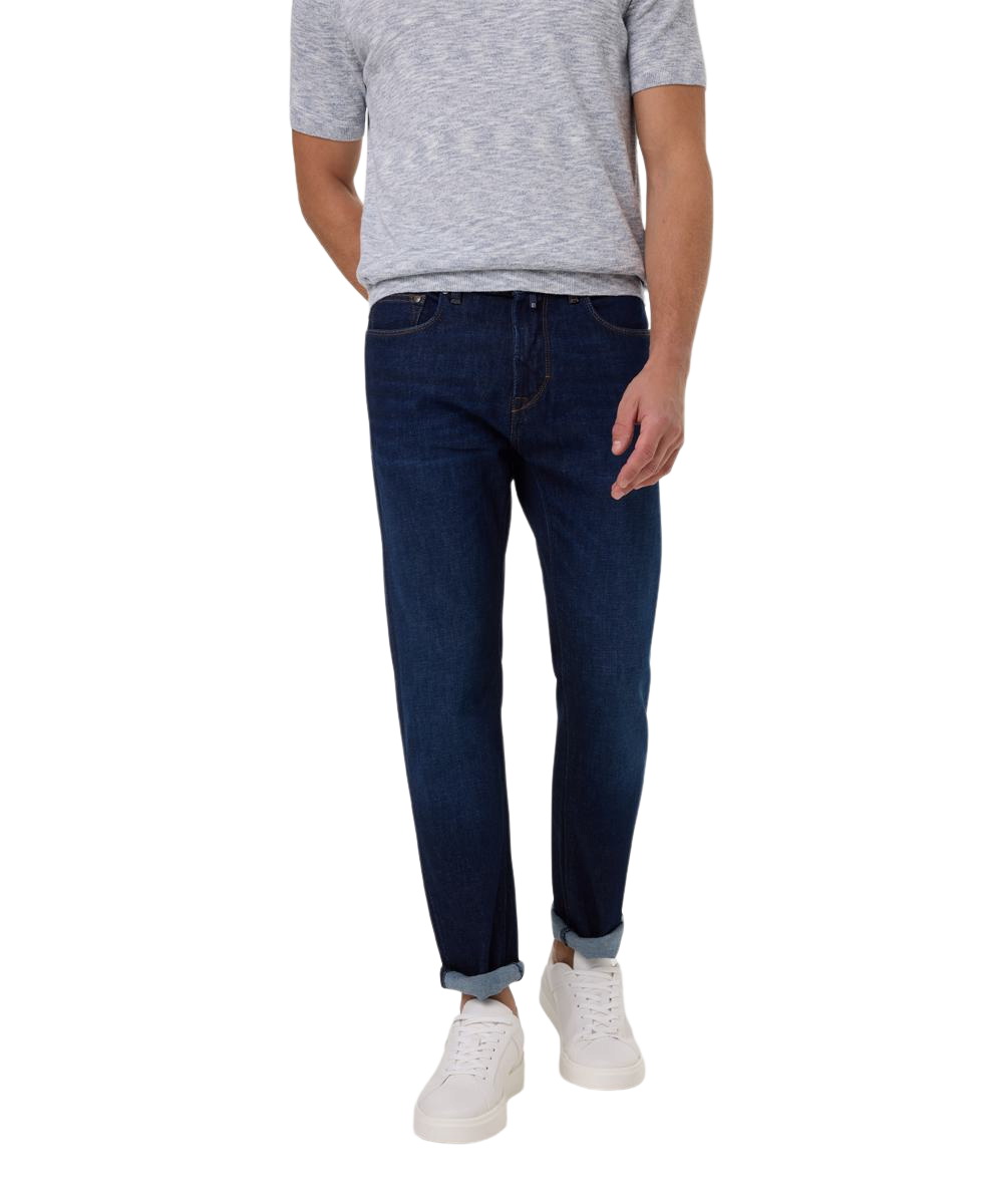 Pierre Cardin Herren Jeans PC-LYON - Mid Waist - Tapered Fit - Blau günstig online kaufen