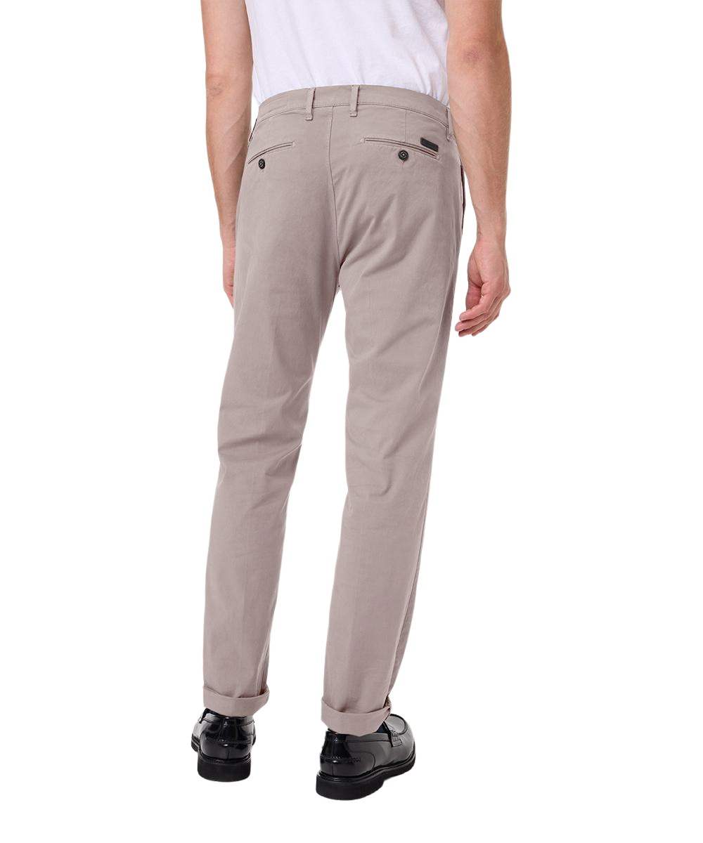 Pierre Cardin Herren Chinohose PC-COLMAR - Mid Waist - Tapered Fit - Beige günstig online kaufen