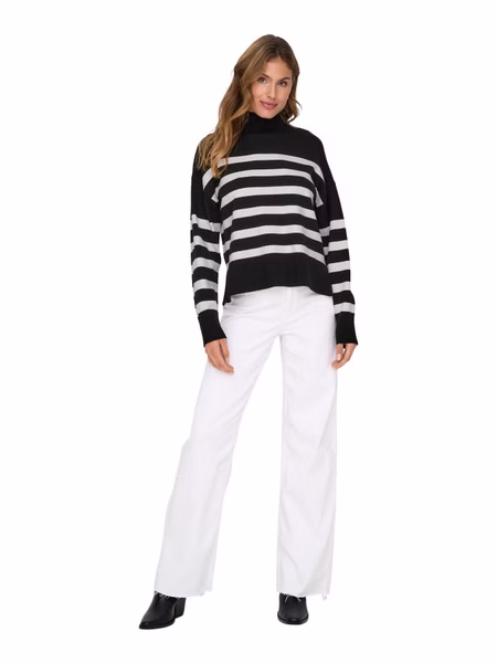 Only Damen Highneck Pullover ONLBARI L/S HIGHNECK KNT - Regular Fit Only Damen Highneck Pullover ONLBARI L/S HIGHNECK KNT - Regular Fit