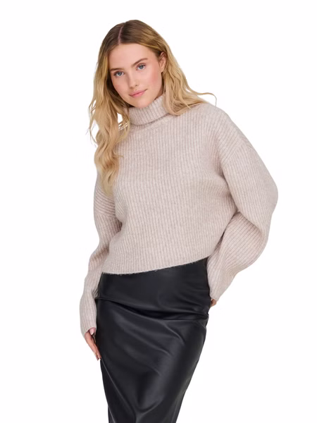 Only Damen Rollkragen Pullover ONLMELANIE L/S ROLLNECK - Regular Fit Only Damen Rollkragen Pullover ONLMELANIE L/S ROLLNECK - Regular Fit