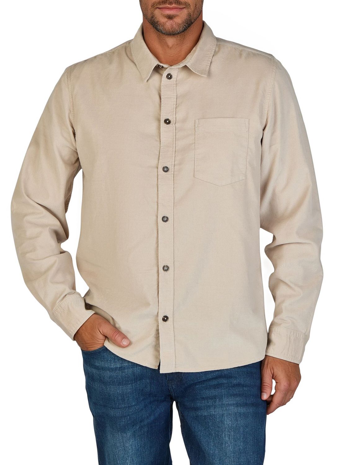 riverso Cordhemd Herren Langarm Regular Fit RIVMorten günstig online kaufen