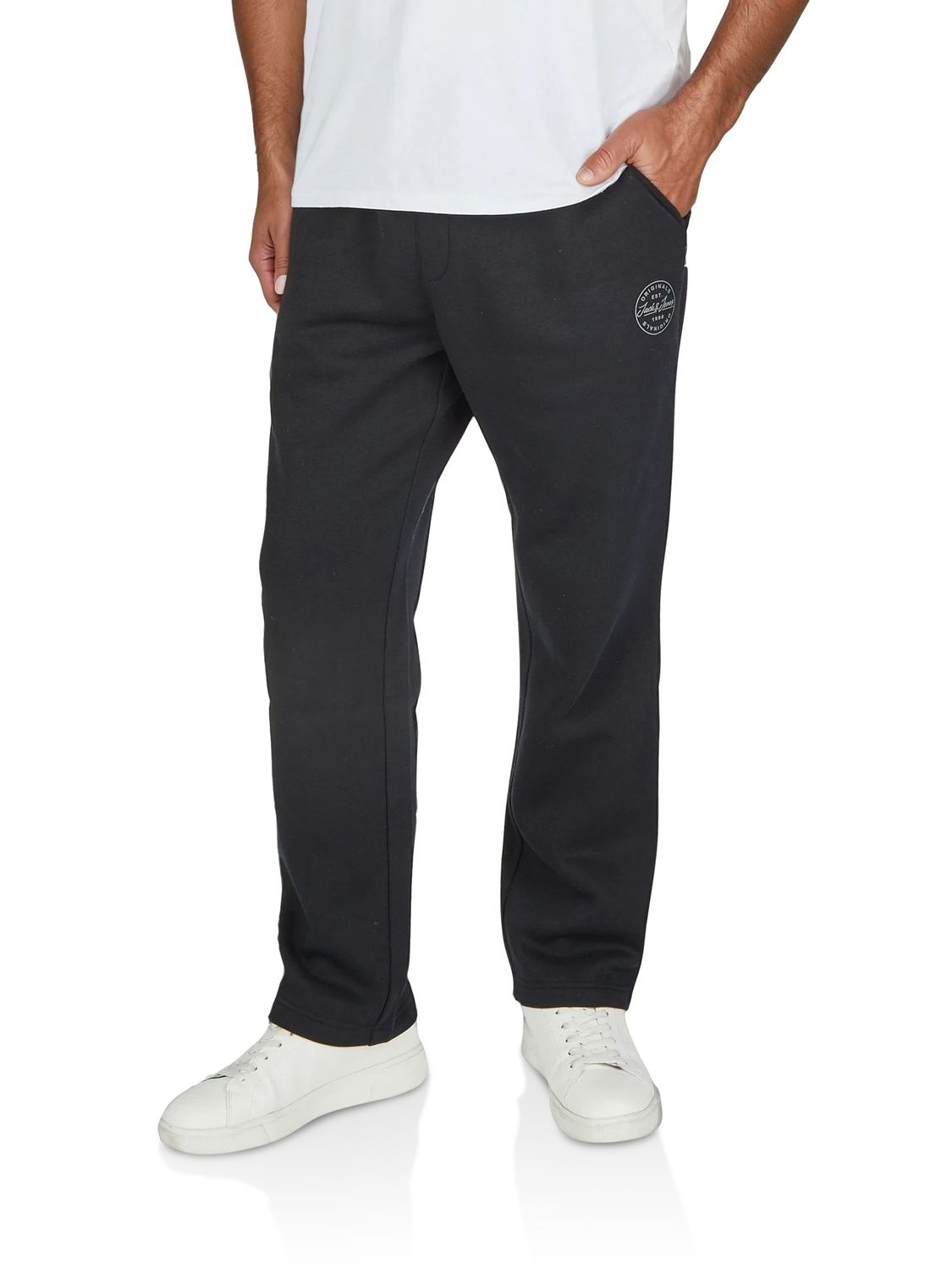 Thumbnail - Jack & Jones Jogginghose Herren lang JPSTKANE LANDON UNCUFFED SWT PANTS Relaxed Fit