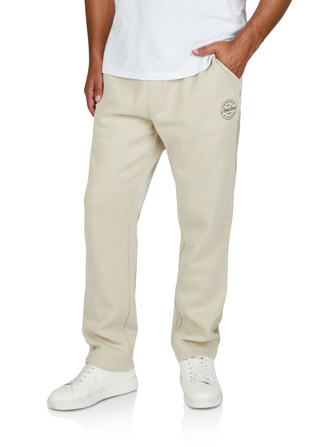 Thumbnail - Jack & Jones Jogginghose Herren lang JPSTKANE LANDON UNCUFFED SWT PANTS Relaxed Fit