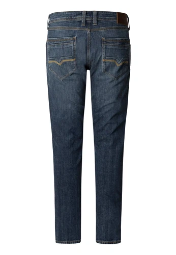 Pepe Jeans Herren Jeans SPIKE - Tapered Fit - Mid Waist - Blau