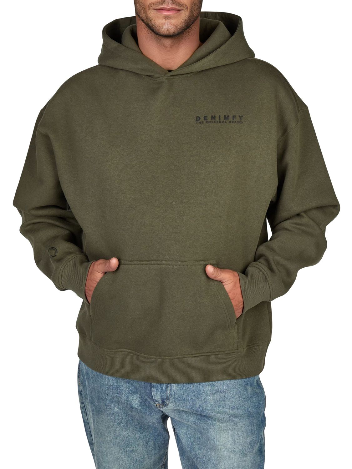 DENIMFY Hoodie Herren Oversize mit Druck DFMaxim