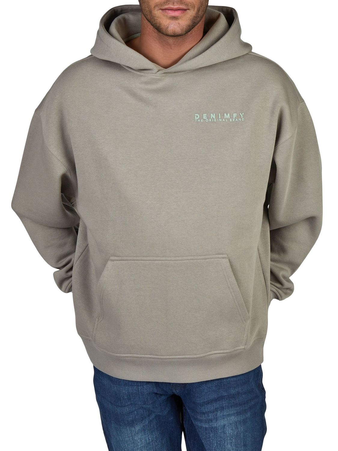 DENIMFY Hoodie Herren Oversize mit Druck DFMaxim
