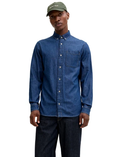 Jack & Jones Herren Freizeit Hemd JJEBROOK JJOXFORD SHIRT AKM 990 Regular Fit