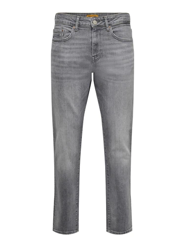 Only & Sons Herren Jeans ONSWEFT REG. JAX - Mid Waist - Regular Fit - Blau Grau