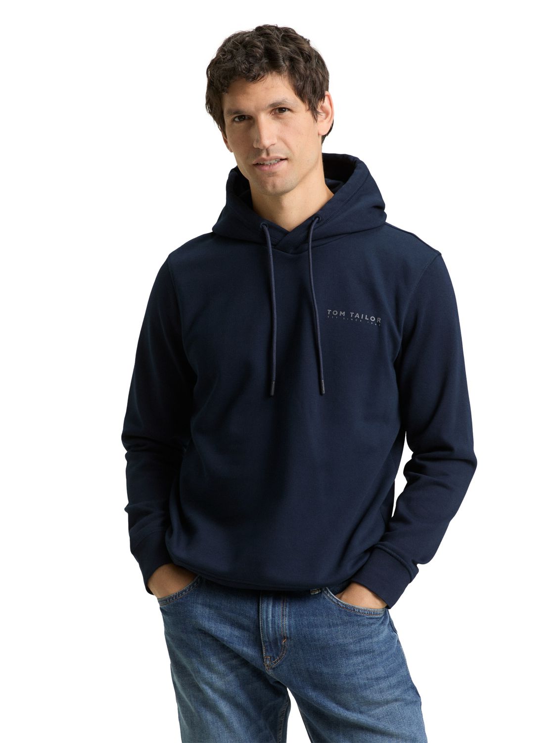 Tom Tailor Herren Kapuzenpullover BASIC HOODIE - Regular Fit günstig online kaufen