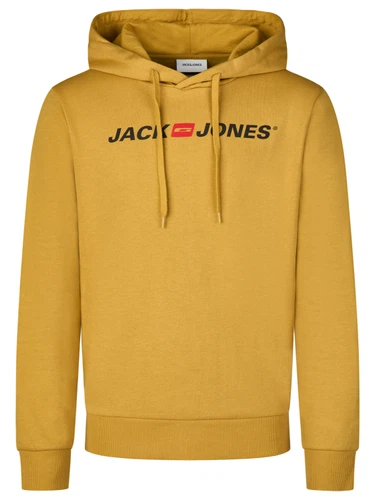 Jack & Jones Hoodie Herren mit Druck JJMORTY Regular Fit