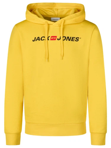 Jack & Jones Hoodie Herren mit Druck JJMORTY Regular Fit