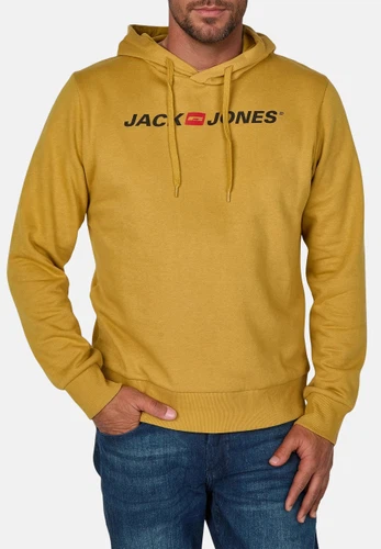 Jack & Jones Hoodie Herren mit Druck JJMORTY Regular Fit