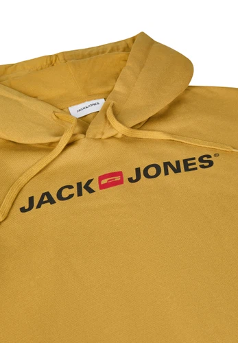 Jack & Jones Hoodie Herren mit Druck JJMORTY Regular Fit