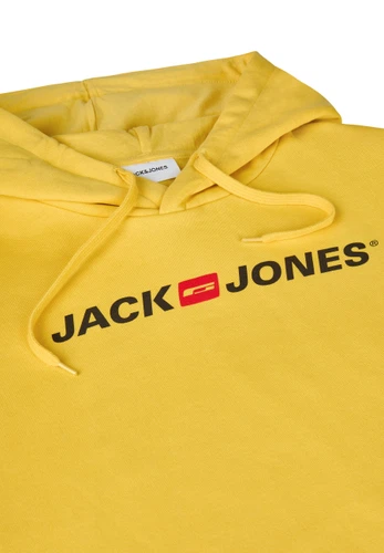 Jack & Jones Hoodie Herren mit Druck JJMORTY Regular Fit