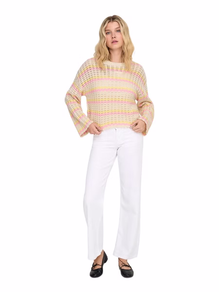 Only Damen Pullover ONLASA LS O-NECK KNT - Relaxed Fit Only Damen Pullover ONLASA LS O-NECK KNT - Relaxed Fit