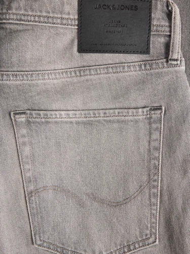 Jack & Jones Herren Jeans JJICLARK JJORGINAL - Mid Waist - Regular Fit - Grau