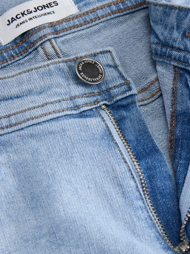 Jack & Jones Herren Jeans  JJIGLENN JJFELIX - Low Waist - Slim Fit - Blau