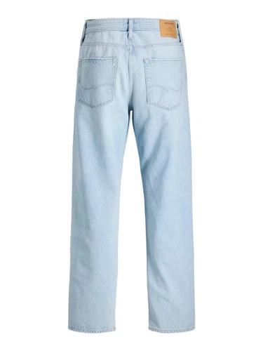 Jack & Jones Herren Jeans JJIEDDIE JJORIGINAL - High Waist - Relaxed Fit - Blau