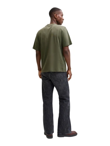 Jack & Jones Herren Rundhals T-Shirt JJEDENVER GRAPHIC TEE SS O-NECK - Relaxed Fit