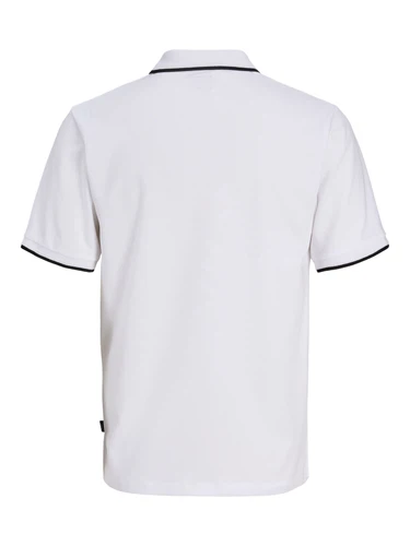 Jack & Jones Herren Poloshirt JPRBLAETHAN DETAIL SS POLO SN - Regular Fit