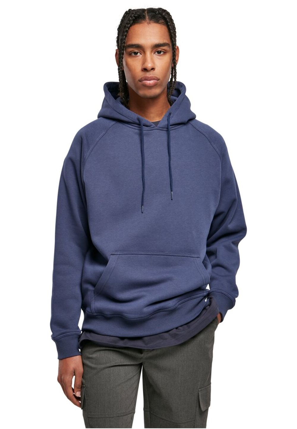 Urban Classics Herren Hoodie Kapuzenpullover BLANK - Relaxed Fit günstig online kaufen