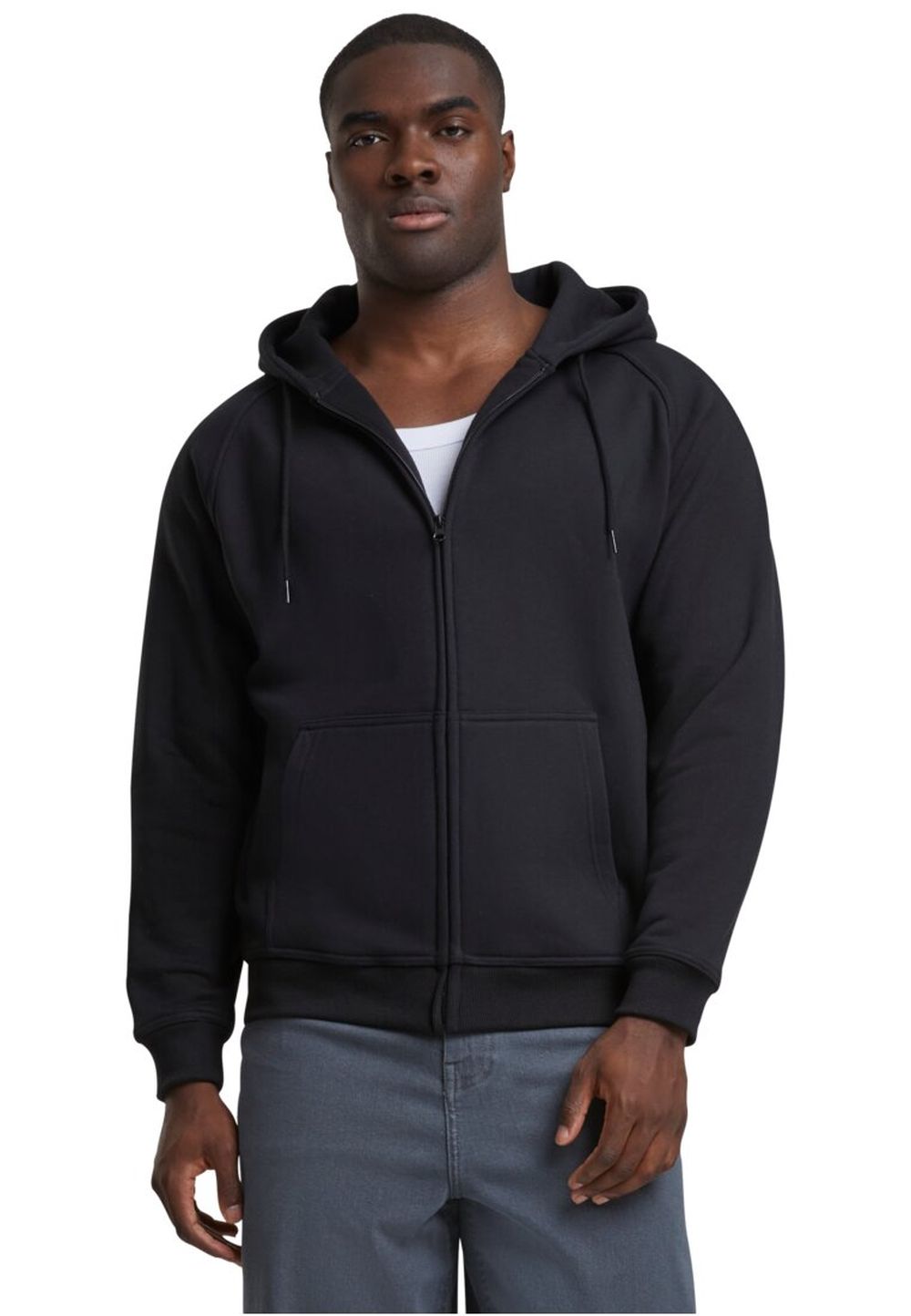 Urban Classics Herren Hoodie Kapuzenpullover ZIP HOODY - Relaxed Fit günstig online kaufen