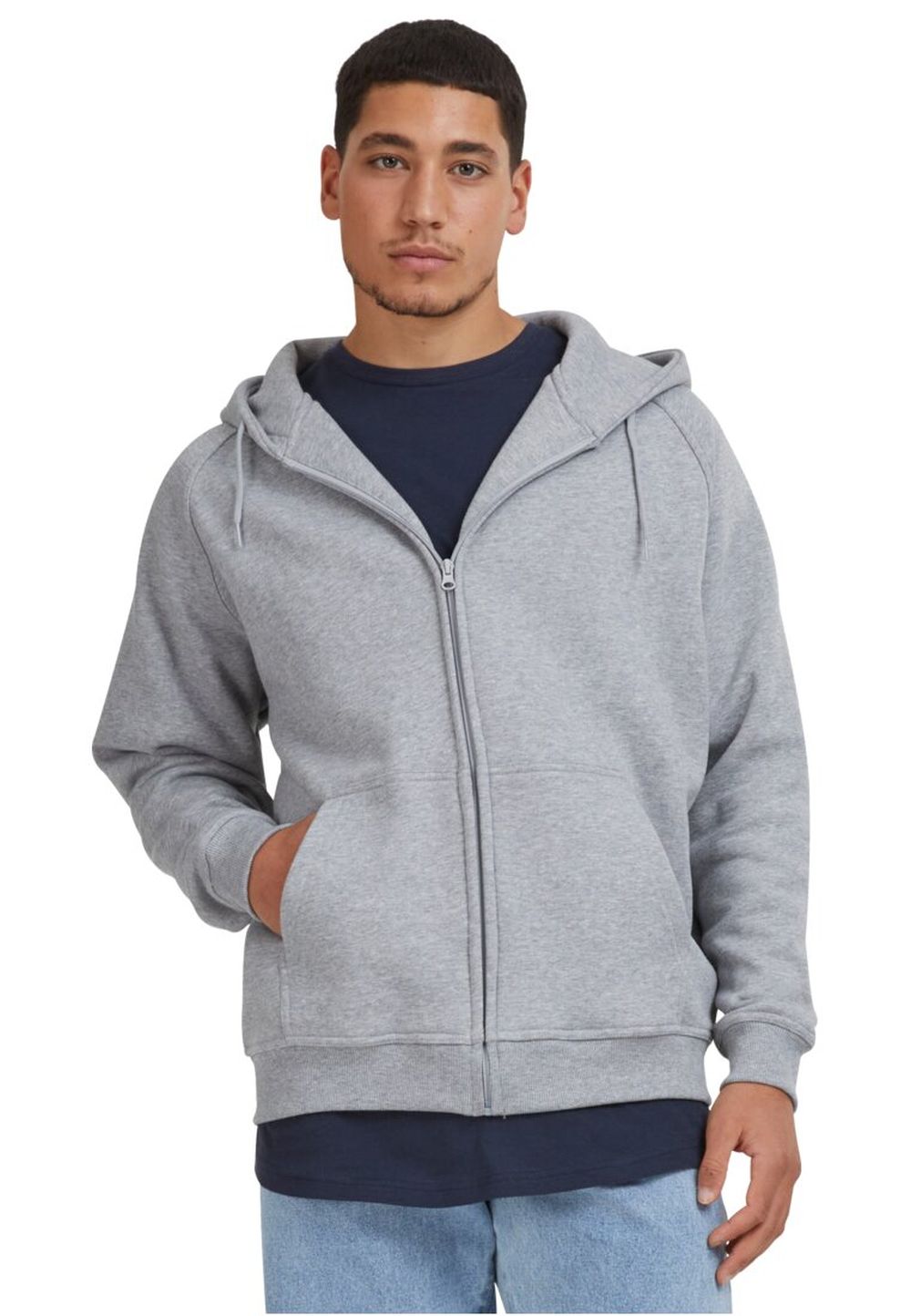 Urban Classics Herren Hoodie Kapuzenpullover ZIP HOODY - Relaxed Fit