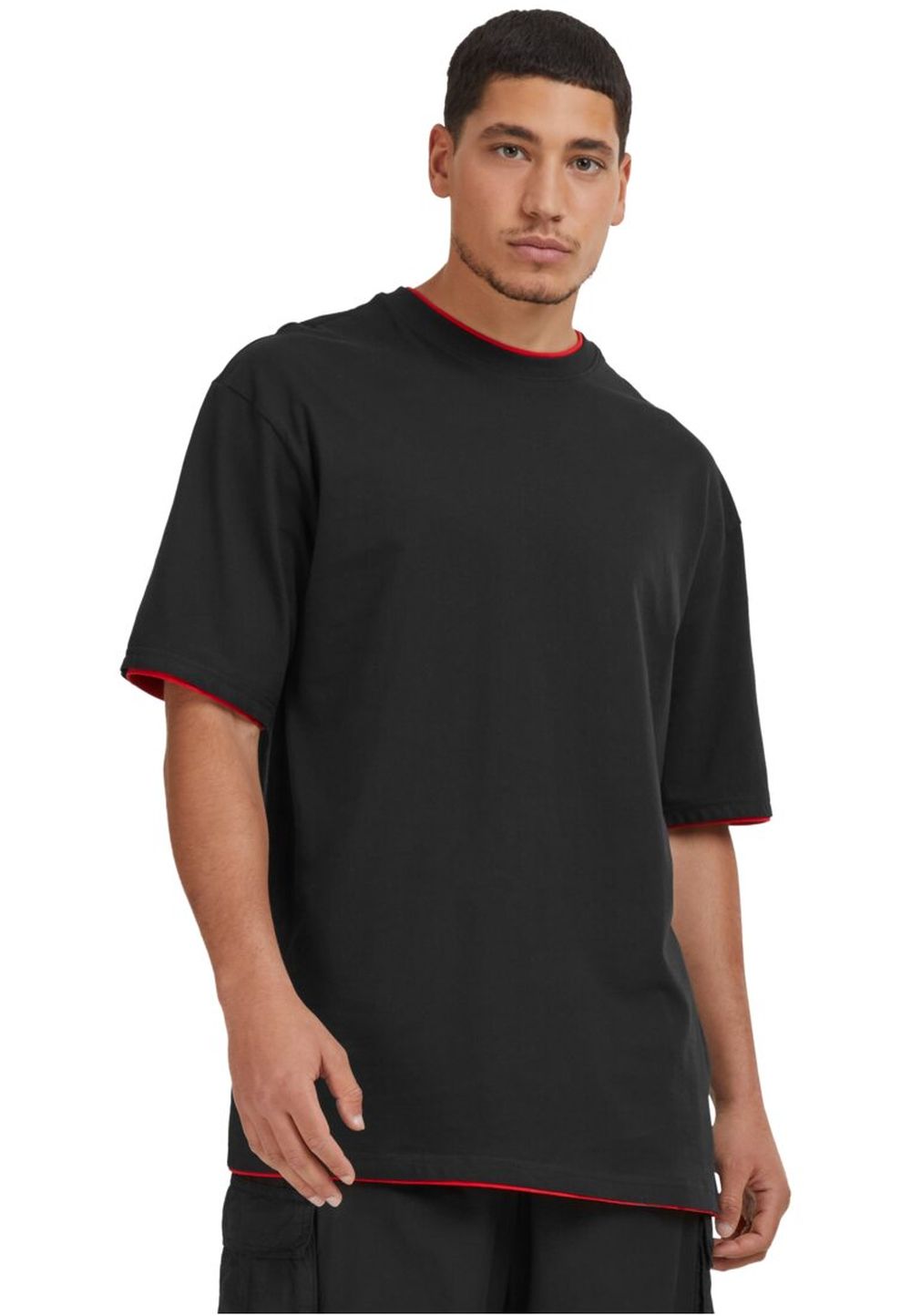 Urban Classics Herren T-Shirt CONTRAST TALL - Relaxed Fit günstig online kaufen
