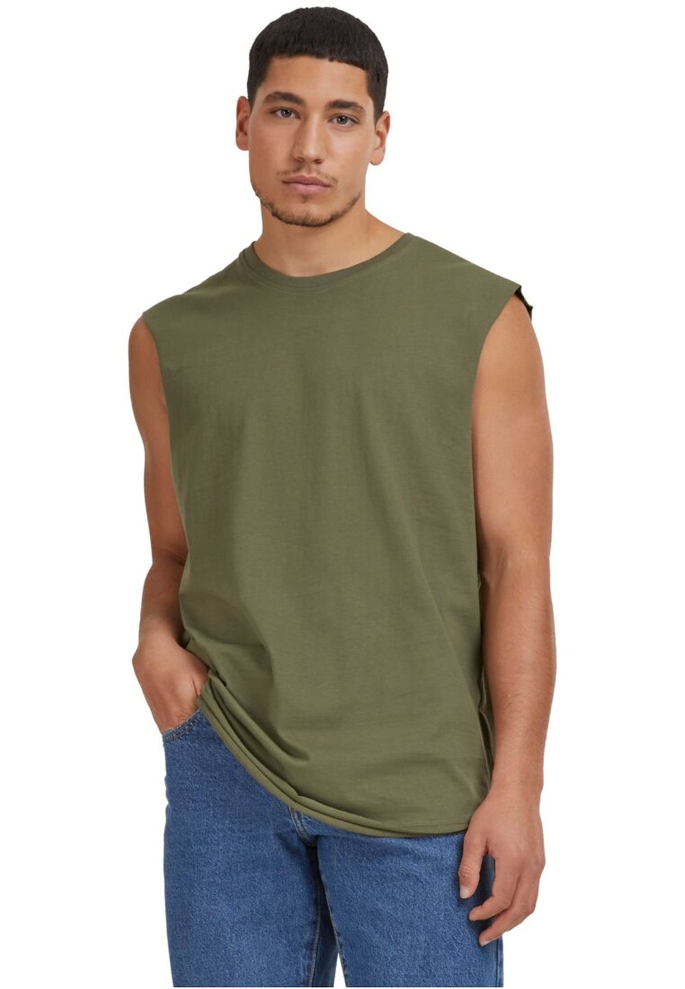 Urban Classics Herren Tank Top OPEN EDGE SLEEVELESS - Relaxed Fit