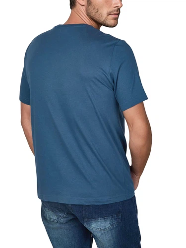Mustang Herren T-Shirt Mustang Mehrfarbig Rundhals Regular Fit S bis 6XL