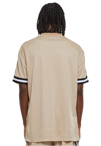 Urban Classics Herren T-Shirt OVERSIZED STRIPES MESH - Relaxed Fit