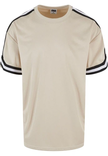 Urban Classics Herren T-Shirt OVERSIZED STRIPES MESH - Relaxed Fit