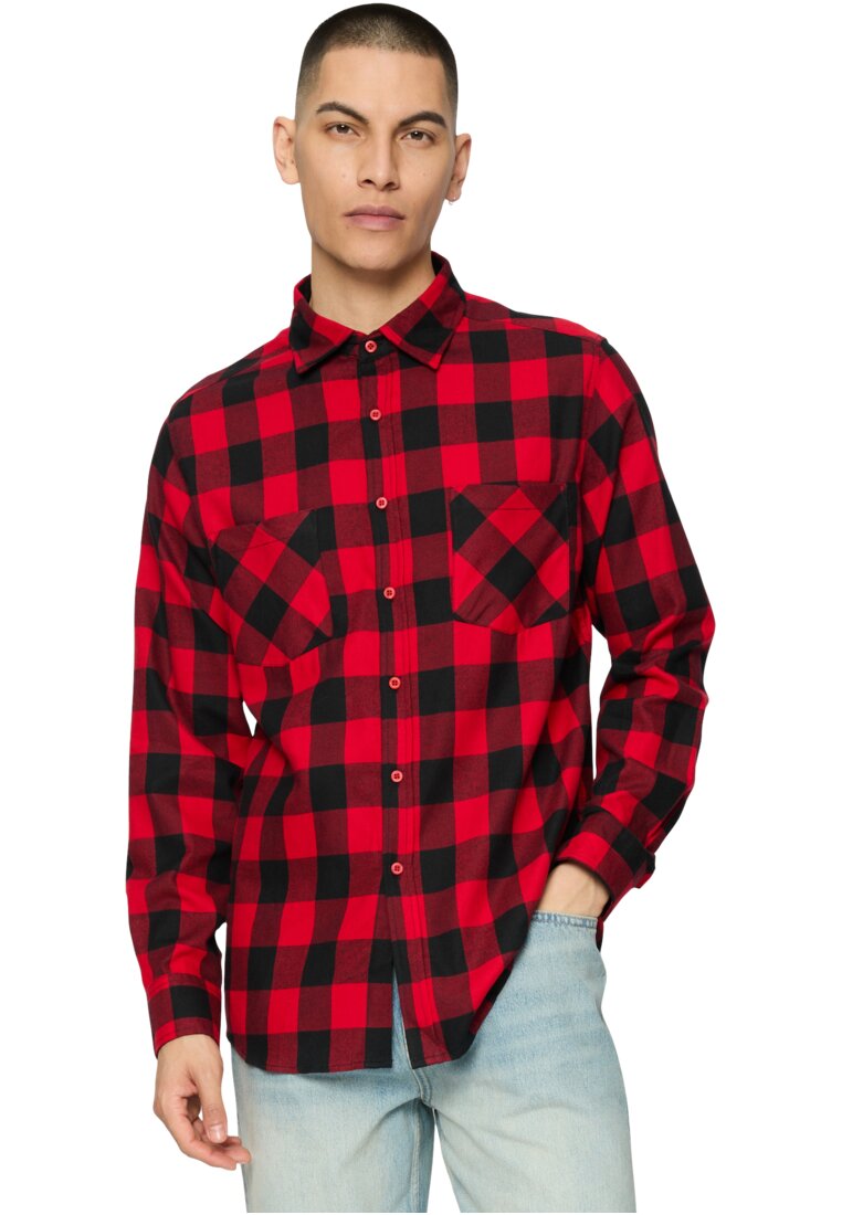 Urban Classics Herren Freizeithemd CHECKED FLANELL - Regular Fit günstig online kaufen