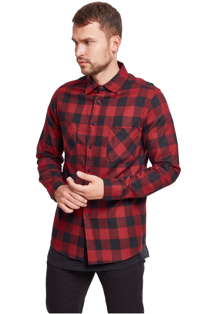 Urban Classics Herren Freizeithemd CHECKED FLANELL - Regular Fit günstig online kaufen