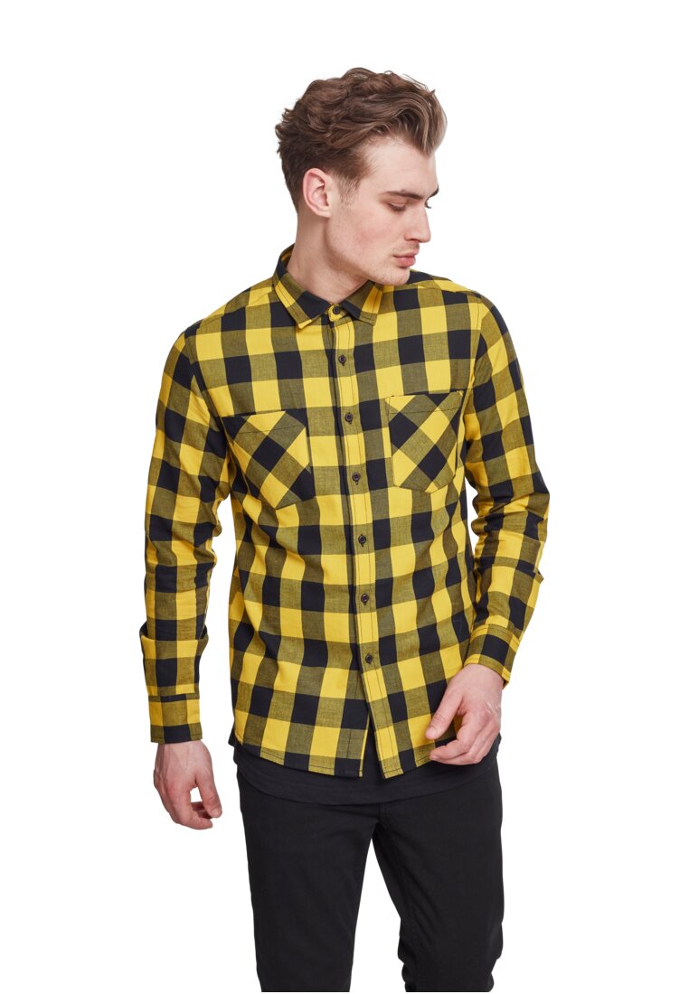 Urban Classics Herren Freizeithemd CHECKED FLANELL - Regular Fit günstig online kaufen
