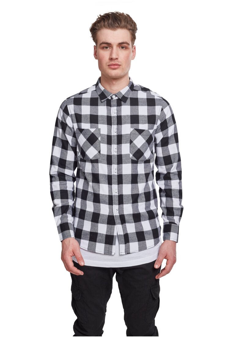 Urban Classics Herren Freizeithemd CHECKED FLANELL - Regular Fit