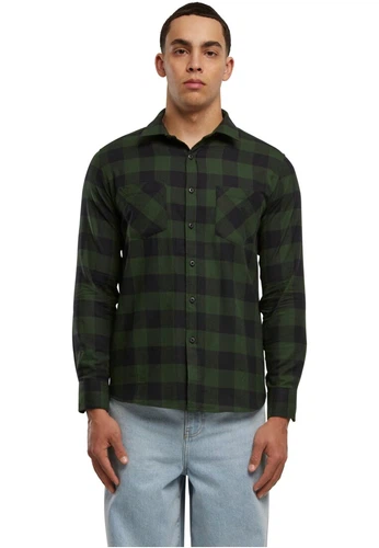 Urban Classics Herren Freizeithemd CHECKED FLANELL - Regular Fit