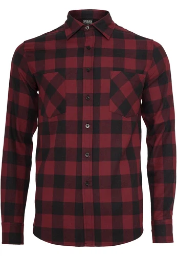 Urban Classics Herren Freizeithemd CHECKED FLANELL - Regular Fit