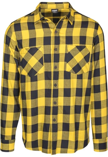 Urban Classics Herren Freizeithemd CHECKED FLANELL - Regular Fit