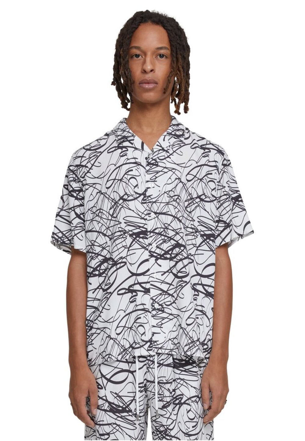 Urban Classics Herren Freizeithemd VISKOSE AOP RESORT - Regular Fit günstig online kaufen