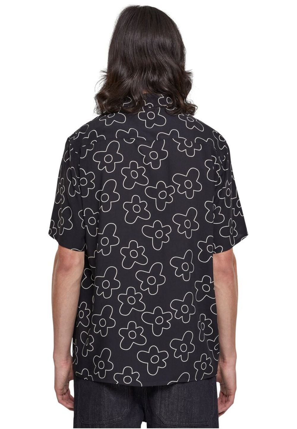 Urban Classics Herren Freizeithemd VISKOSE AOP RESORT - Regular Fit günstig online kaufen