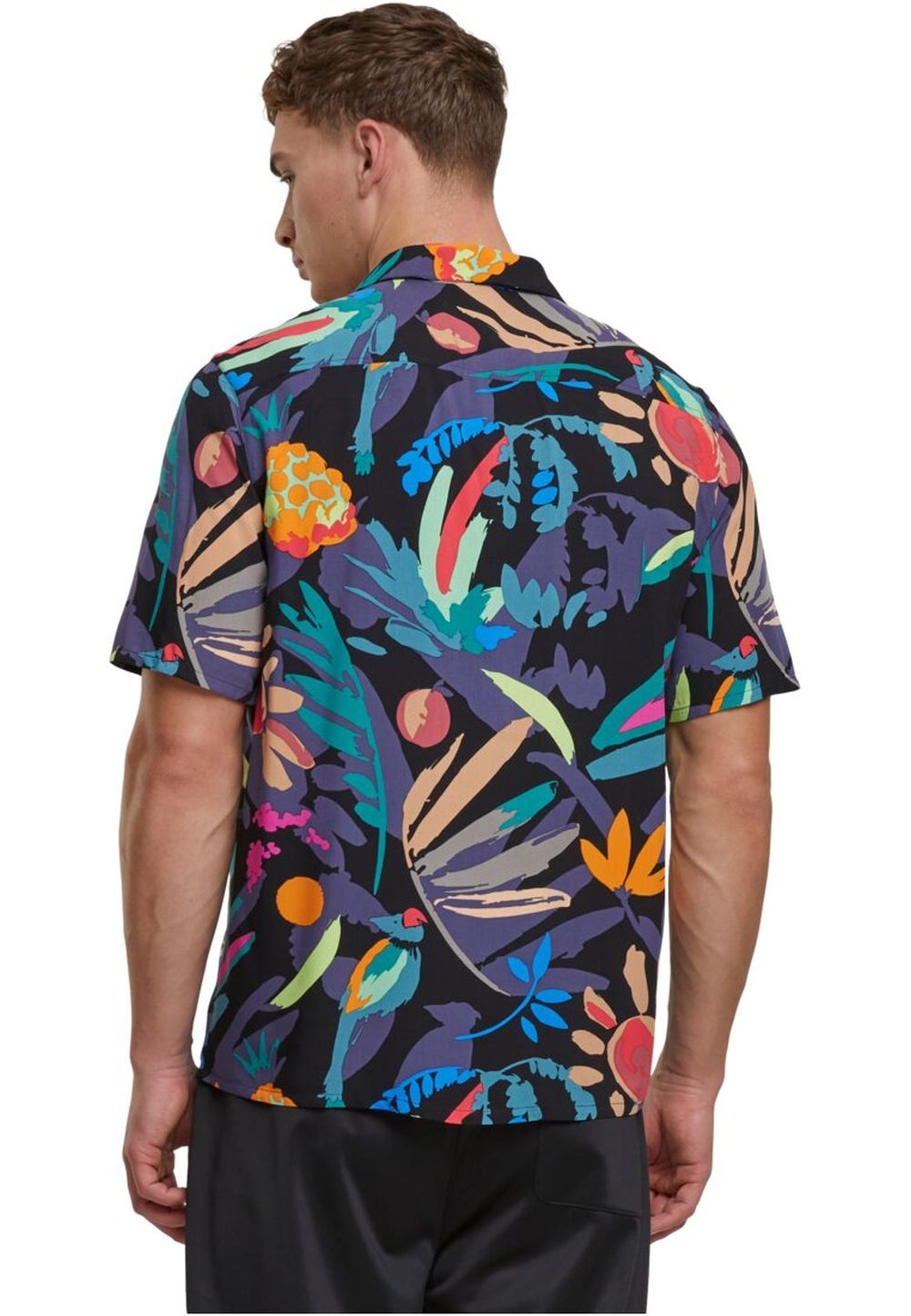 Urban Classics Herren Freizeithemd VISKOSE AOP RESORT - Regular Fit günstig online kaufen