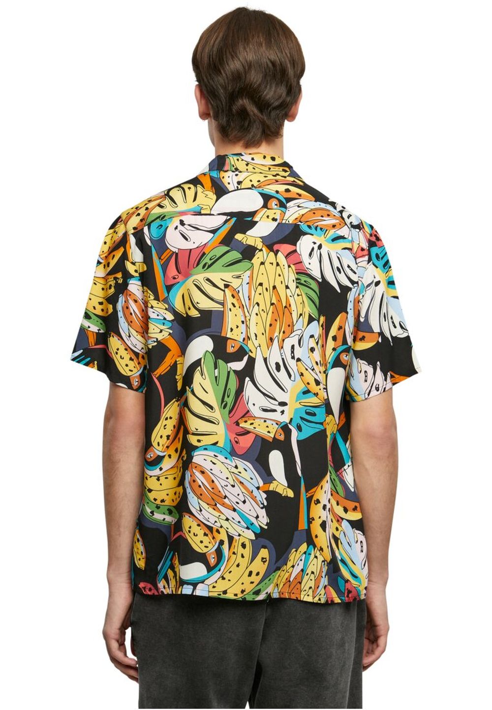 Urban Classics Herren Freizeithemd VISKOSE AOP RESORT - Regular Fit günstig online kaufen