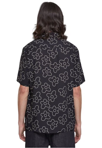 Urban Classics Herren Freizeithemd VISKOSE AOP RESORT - Regular Fit