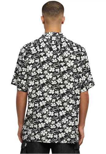 Urban Classics Herren Freizeithemd VISKOSE AOP RESORT - Regular Fit